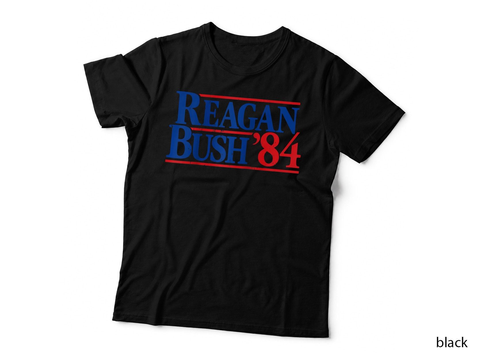 Reagan Bush '84 Vintage Republican T-Shirt