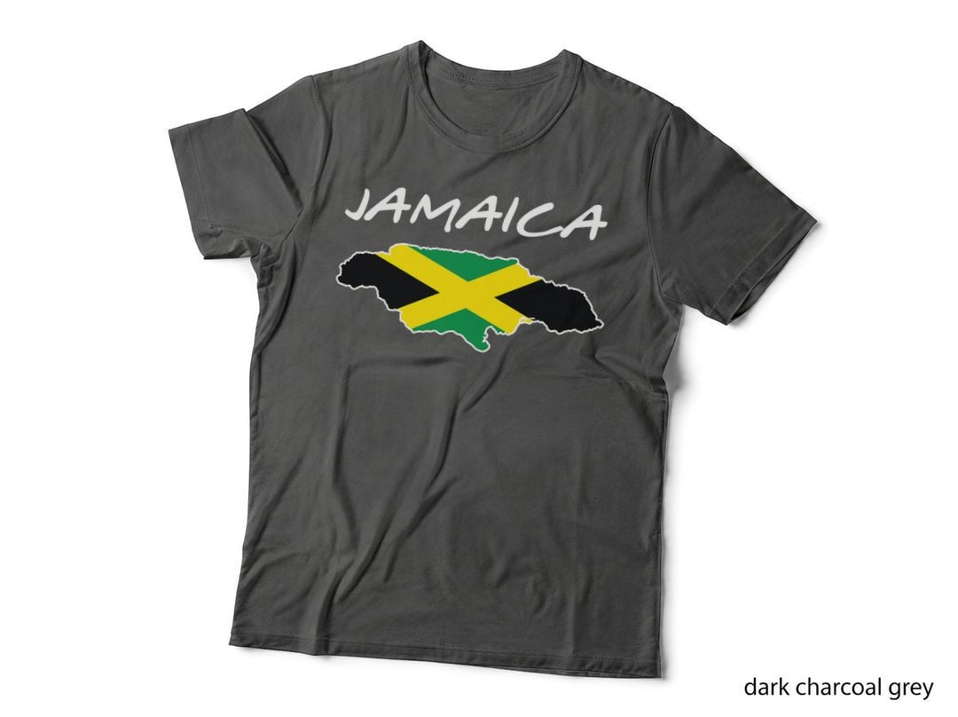 Retro Jamaica Flag Jamaican Island Travel Vacation Souvenir T-Shirt