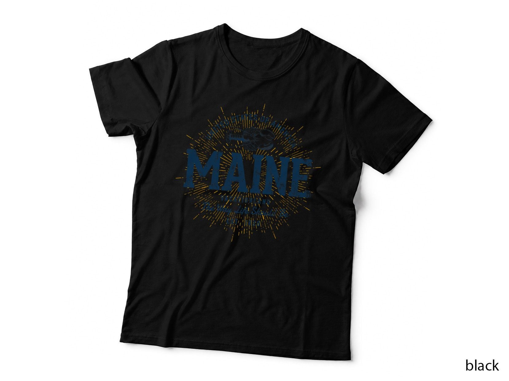 Retro Vintage State of Maine T-Shirt