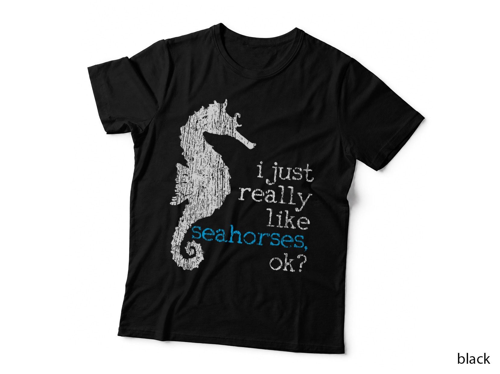 Seahorse Lover Fish Underwater Vintage Gift T-Shirt