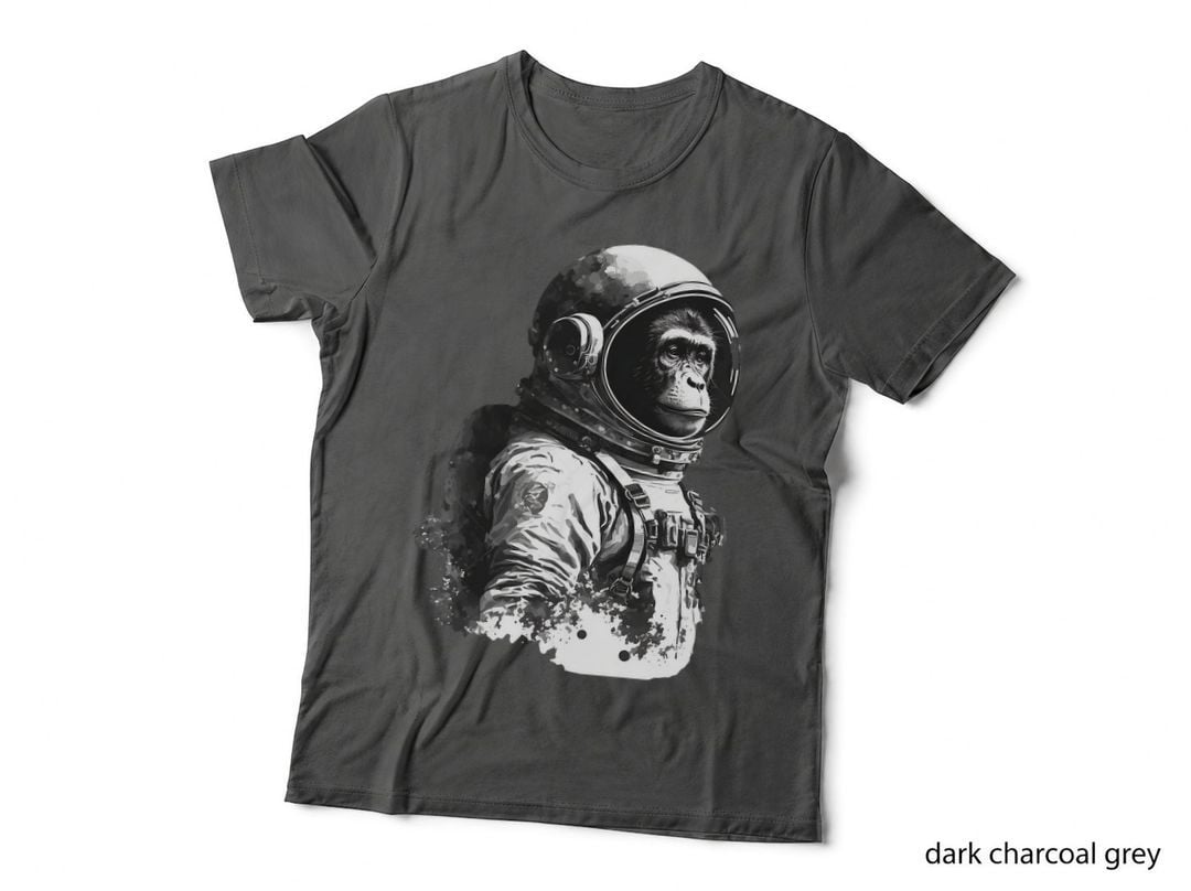 Space Vintage Travel Astronaut Monkey Astronaut T-Shirt