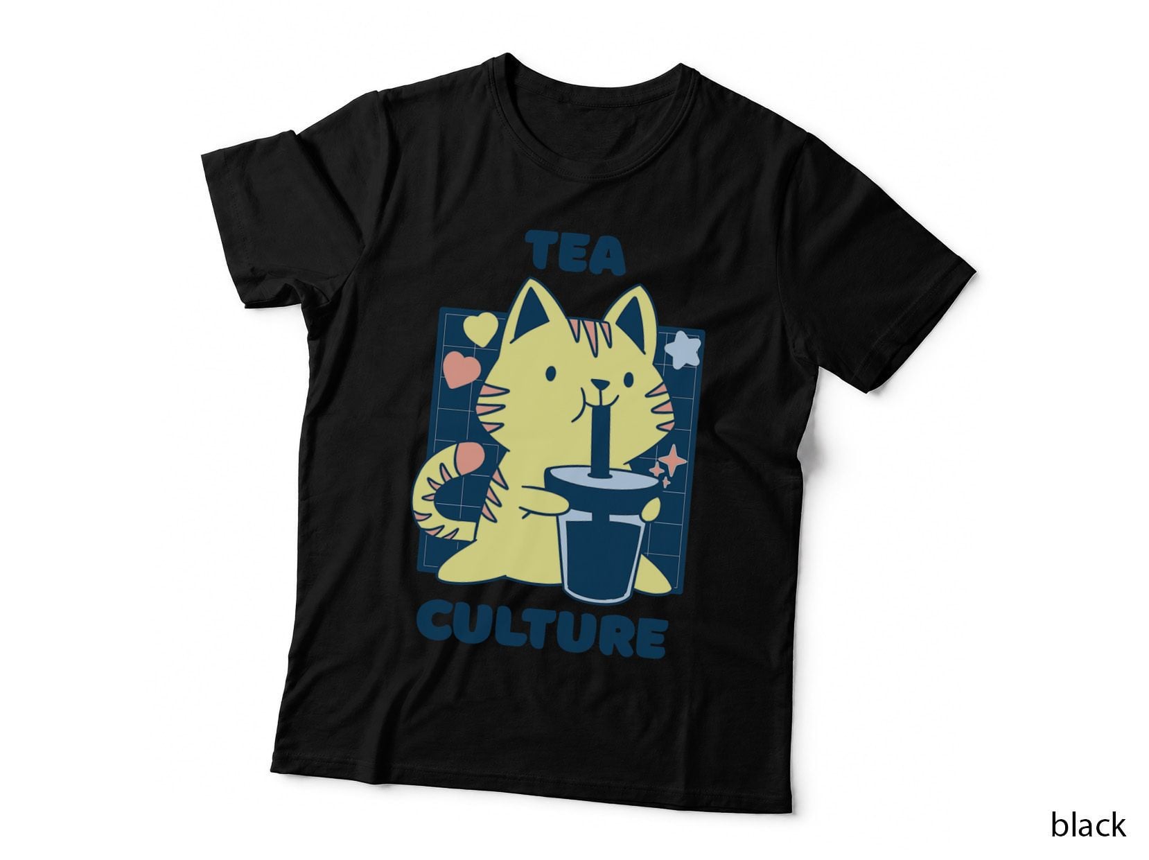 Tea Culture Cute Retro Tea Lover Designs Present T-Shirt