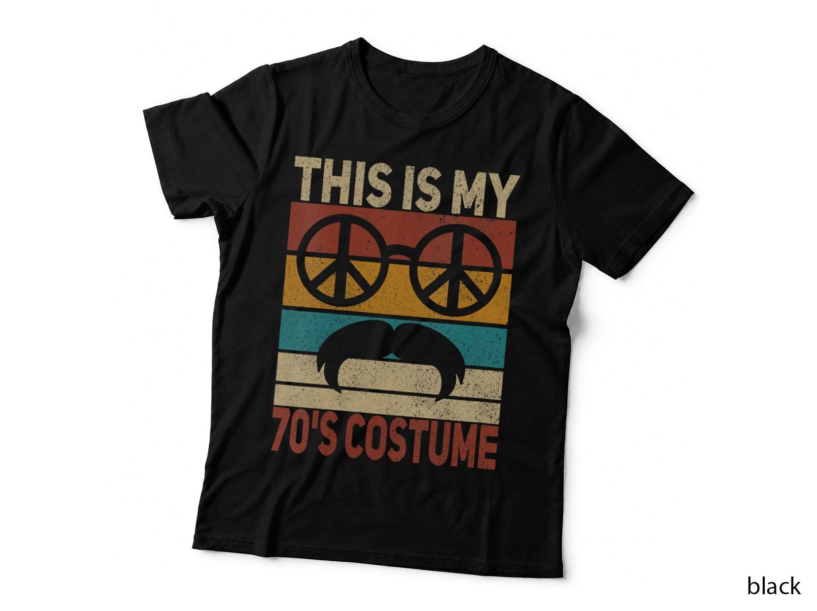 This Is My 70s Costume 70 Styles Men 70's Disco 1970s Outfit T-Shirt