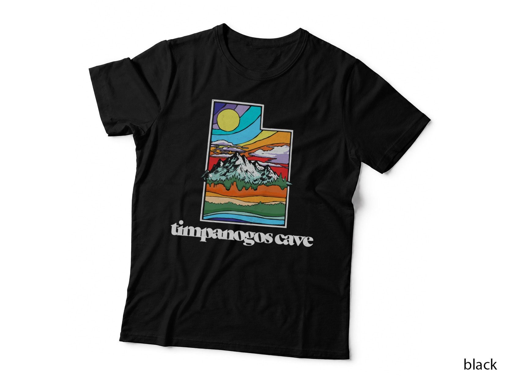 Timpanogos Cave Utah Vintage Nature Outdoor Graphic T-Shirt
