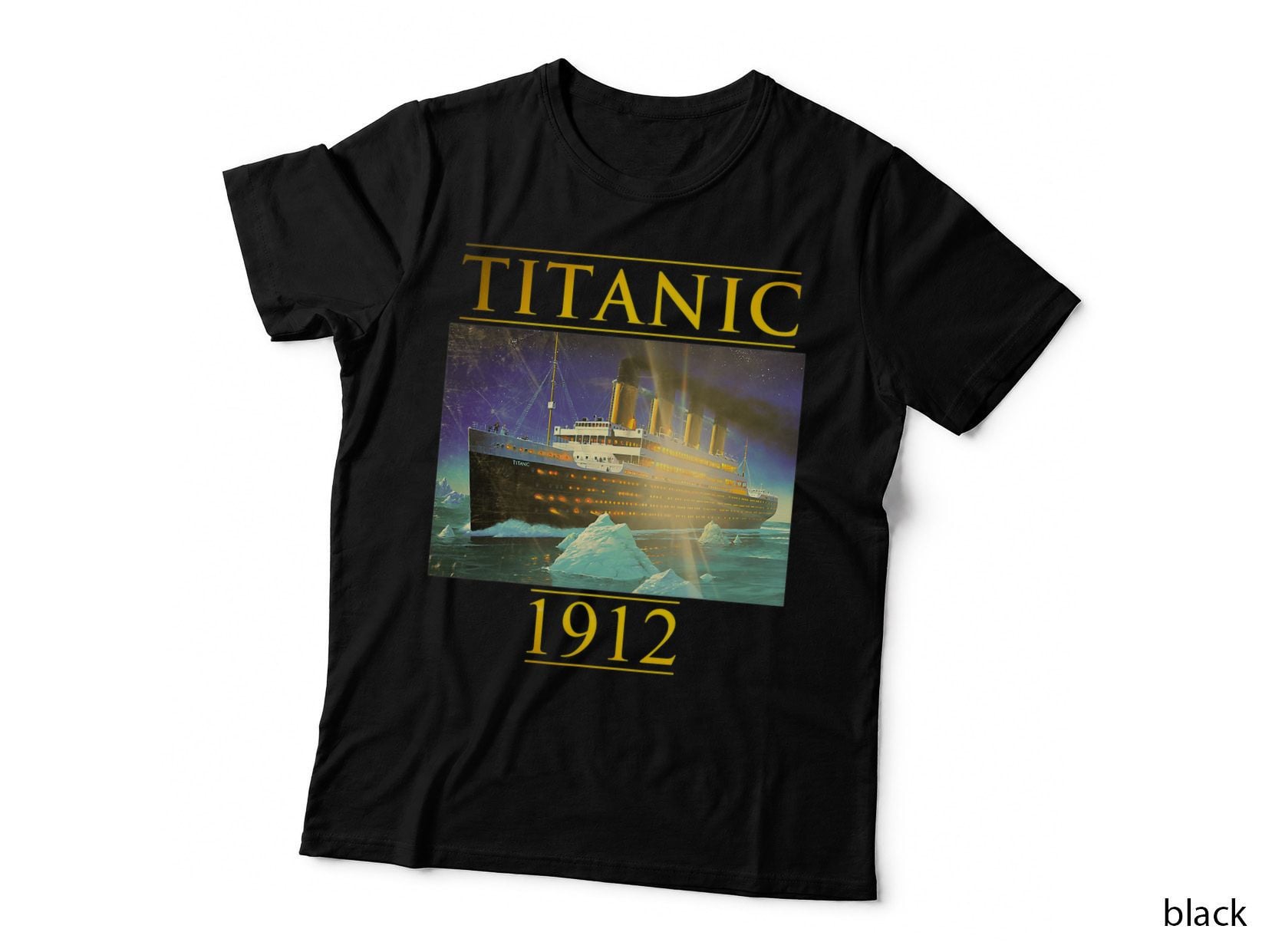 Titanic Tshirt Sailing Ship Vintage Cruis Vessel 1912 Gift T-Shirt