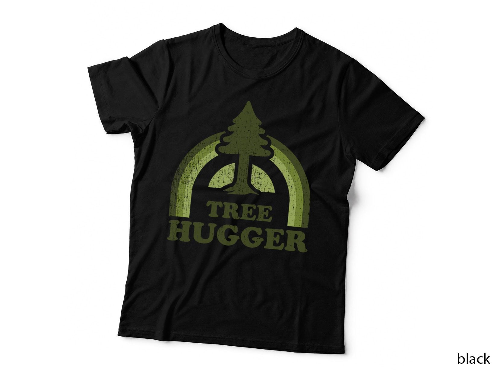 Tree Hugger Retro Vintage Environmental Nature Lover T-Shirt