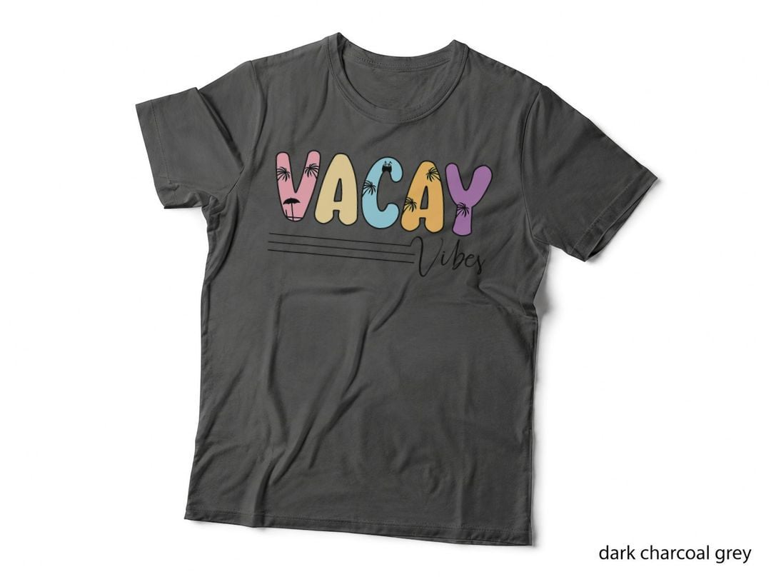Vacay Vibes Retro Beach Summer Vacation Matching Family T-Shirt