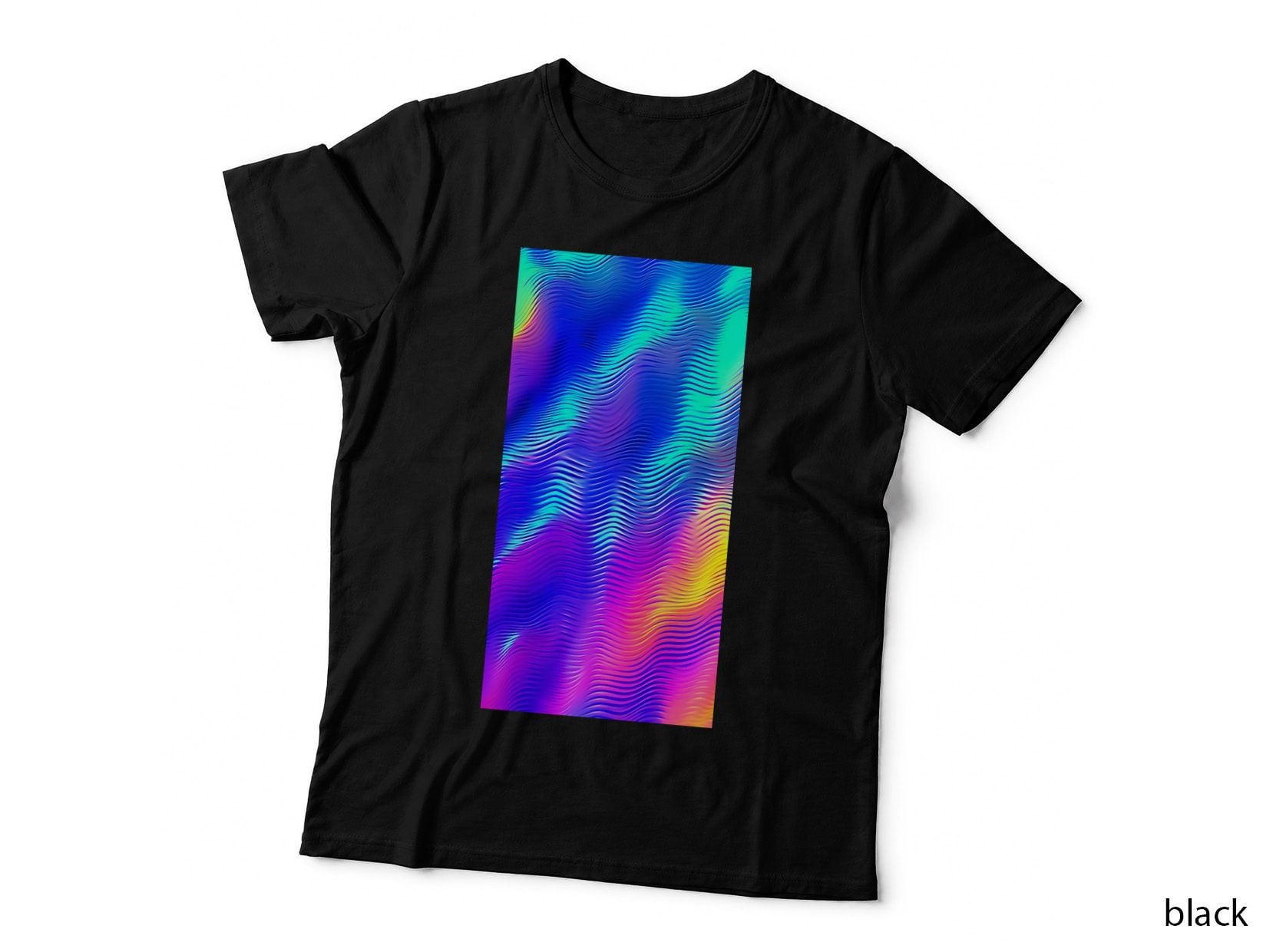 Vaporwave Colorful Aesthetic Vintage Synthwave Retro Pattern, Retro T-Shirt