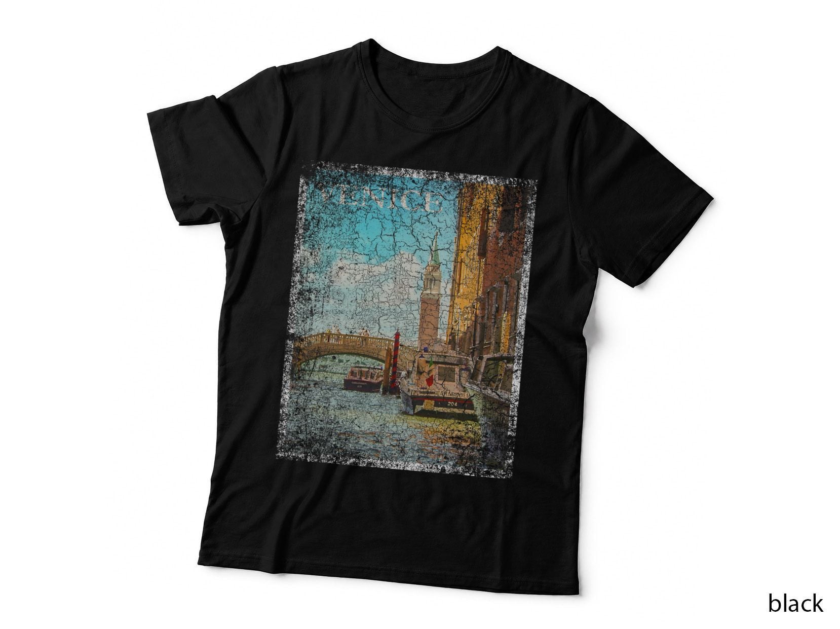 Venice Italy Vacation Vintage Retro Travel Holiday Gift T-Shirt