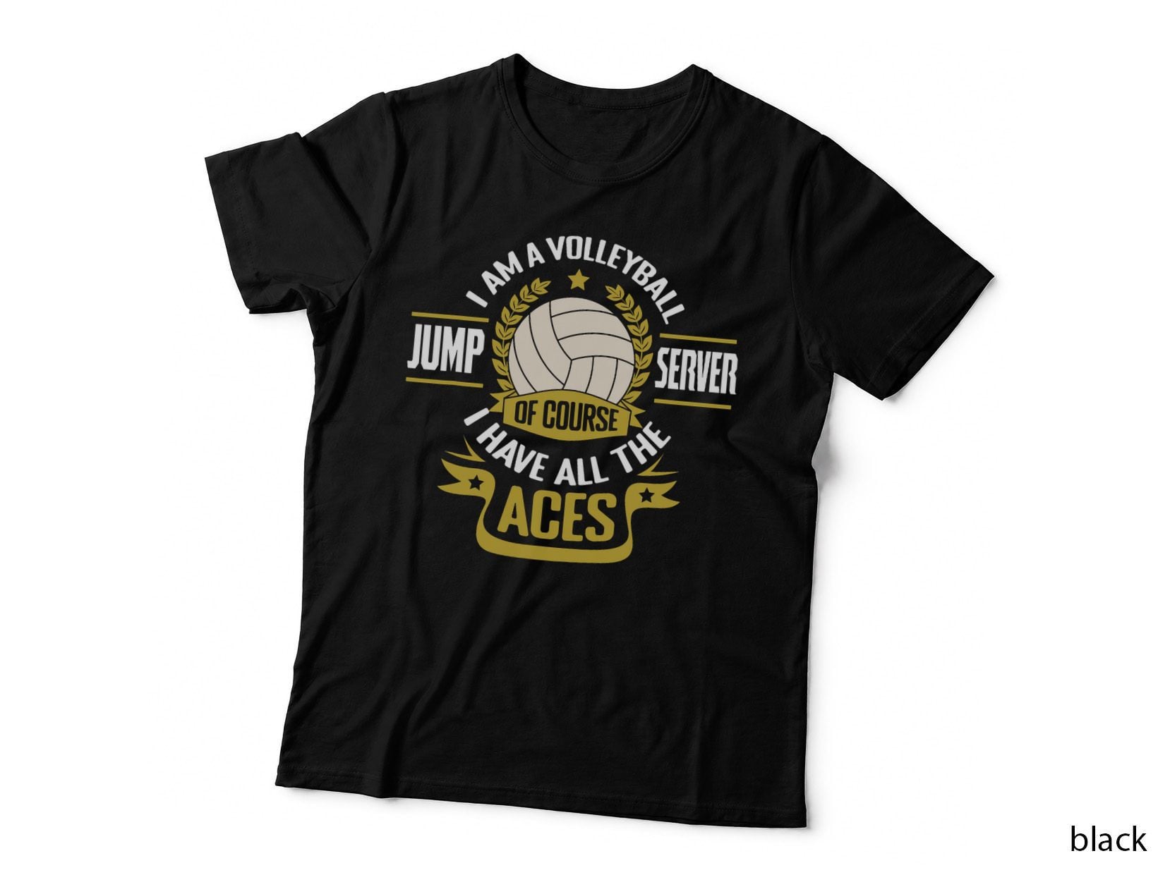 Vintage I Am a Volleyball Jump Server I Have Aces Ball Games T-Shirt