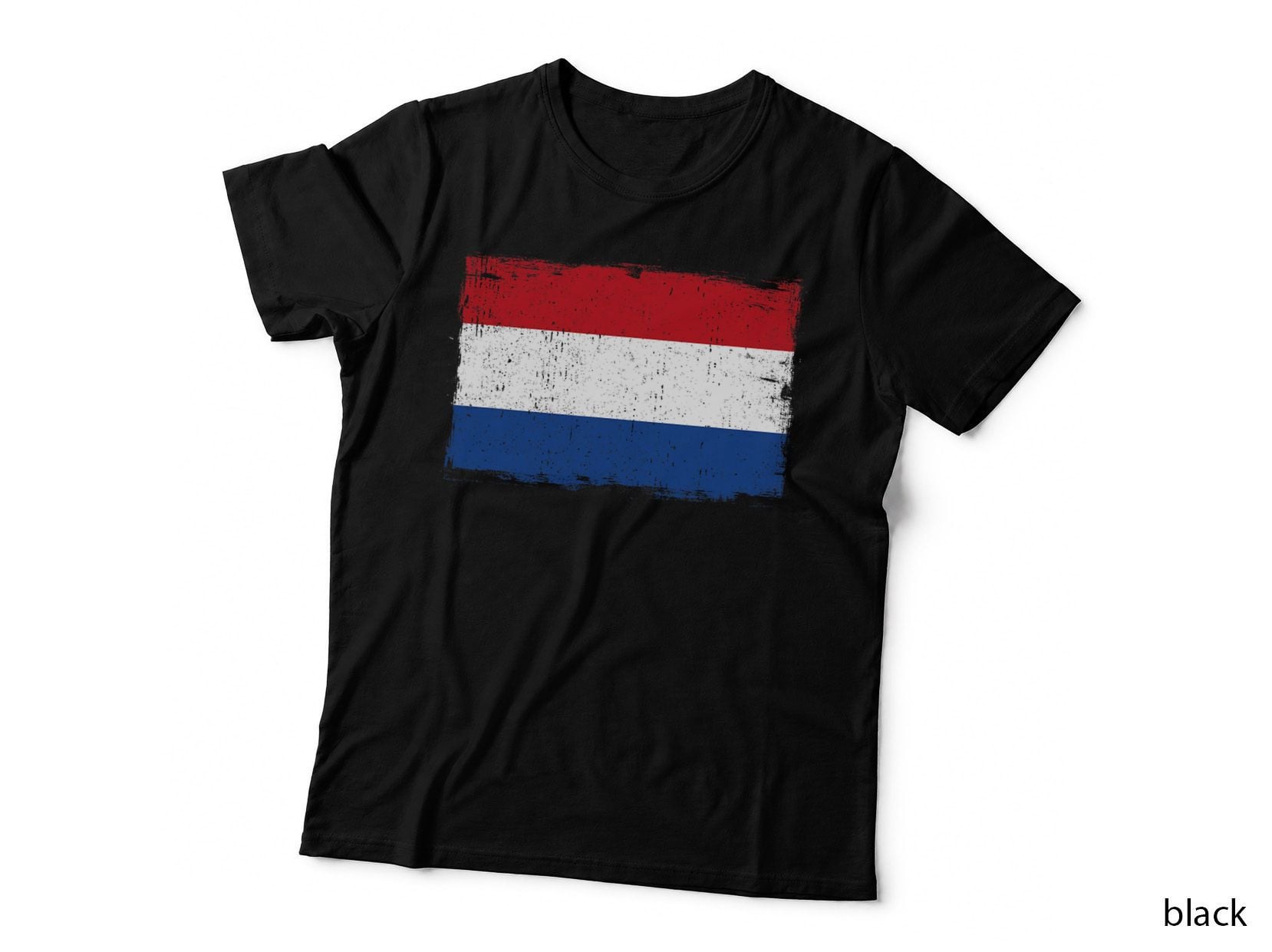 Vintage Netherlands Flag Heritage Dutch Roots T-Shirt