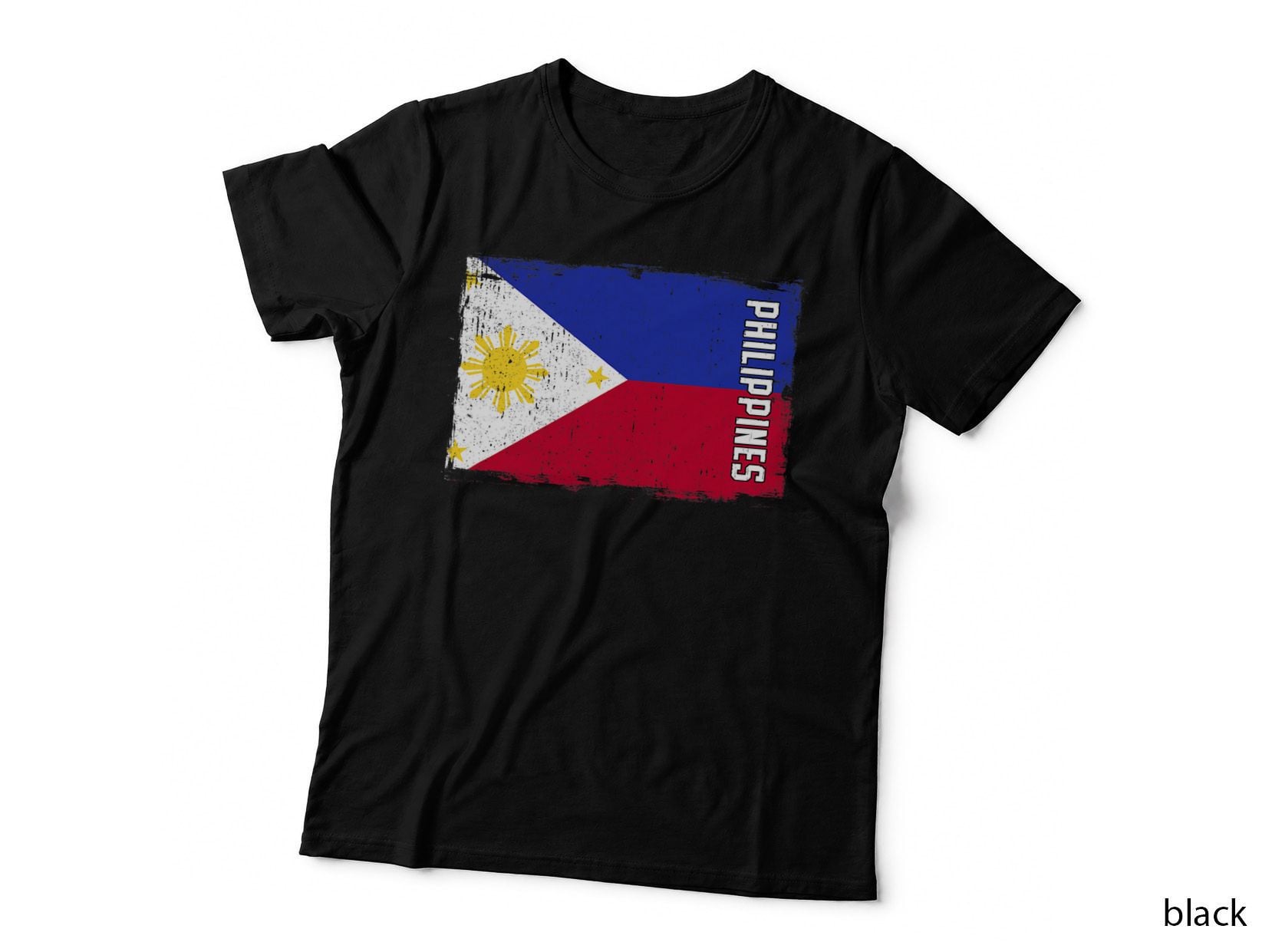Vintage Philippines Flag Heritage Filipino Roots T-Shirt