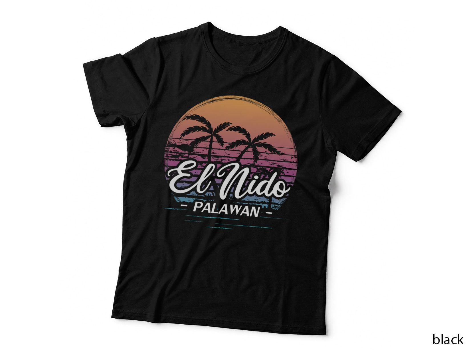 Vintage Philippines Vacation Travel Asia El Nido Palawan T-Shirt