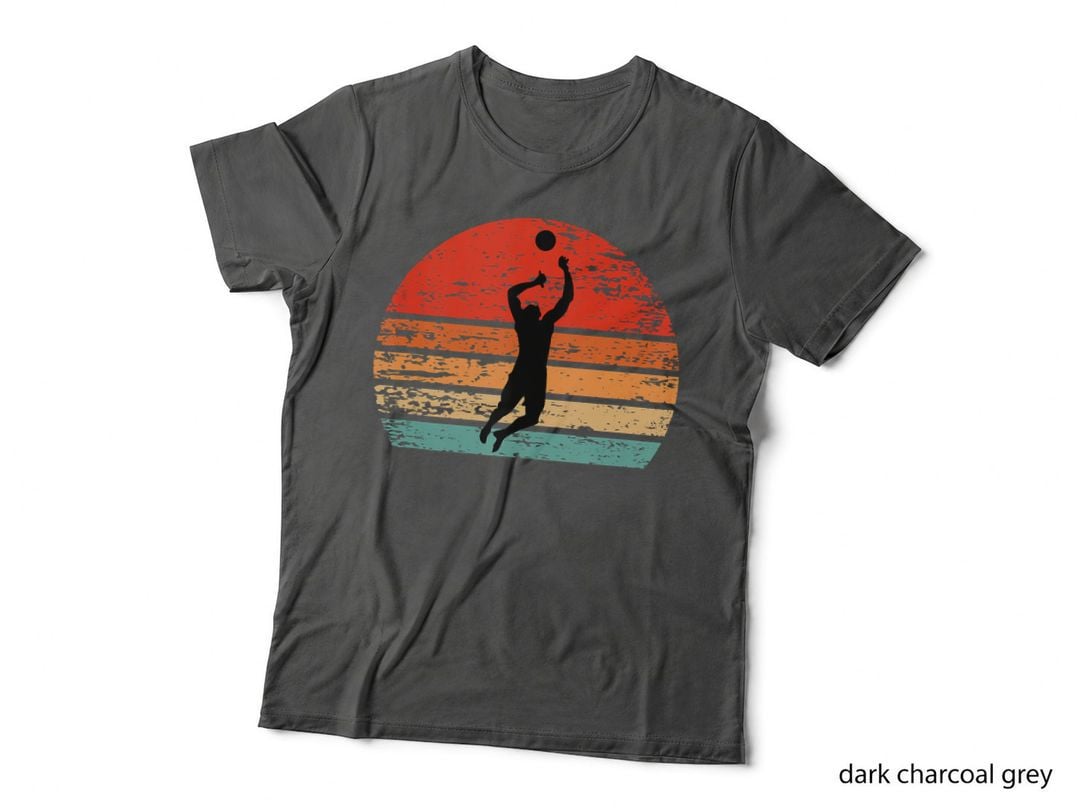 Vintage Retro Volleyball Player Coach Gifts, Athlete T-Shirt