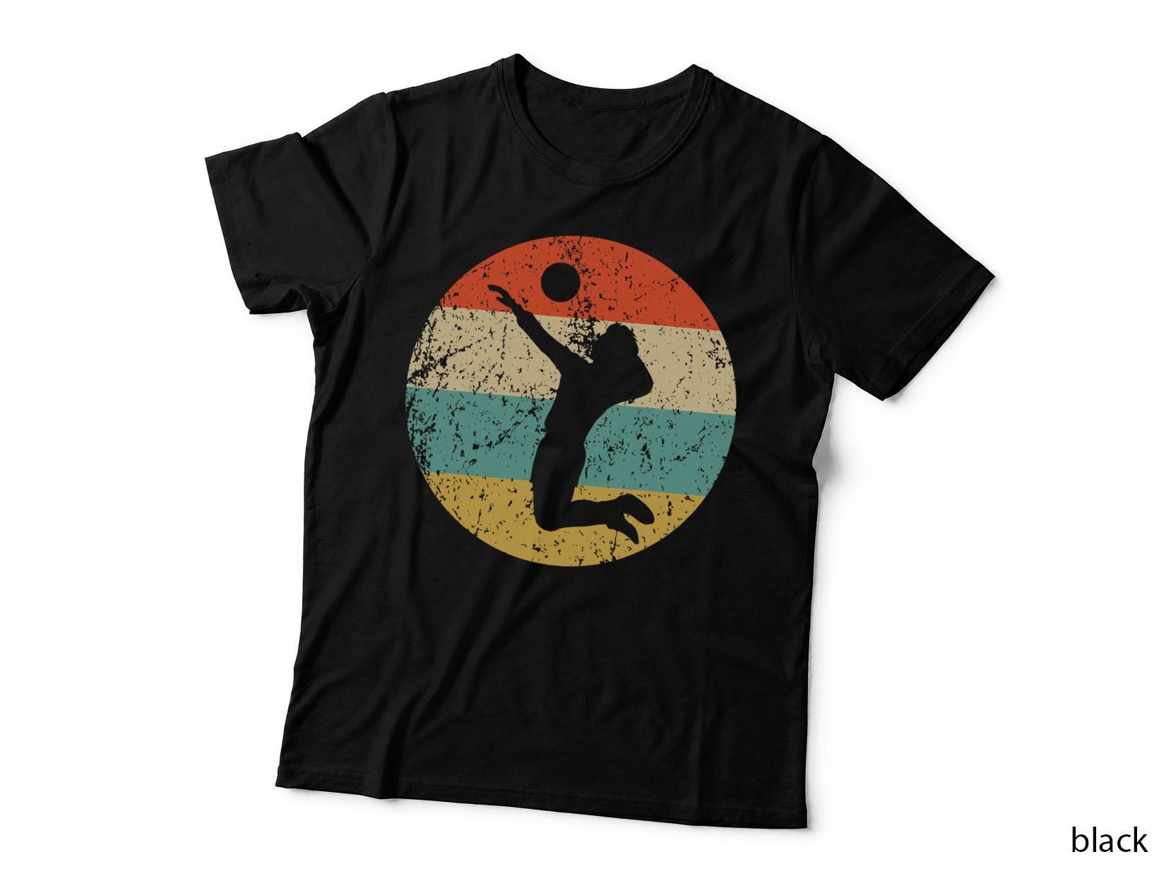 Volleyball Shirt - Vintage Retro Volleyball Player T-Shirt