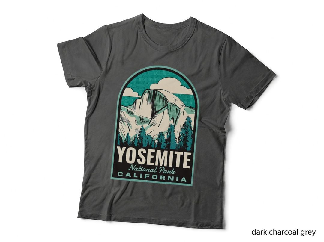 Yosemite Half Dome Vintage Travel T-Shirt