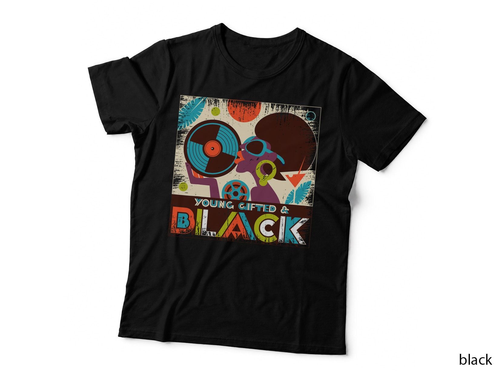 Young Gifted and Black RETRO I'm Black History T-Shirt