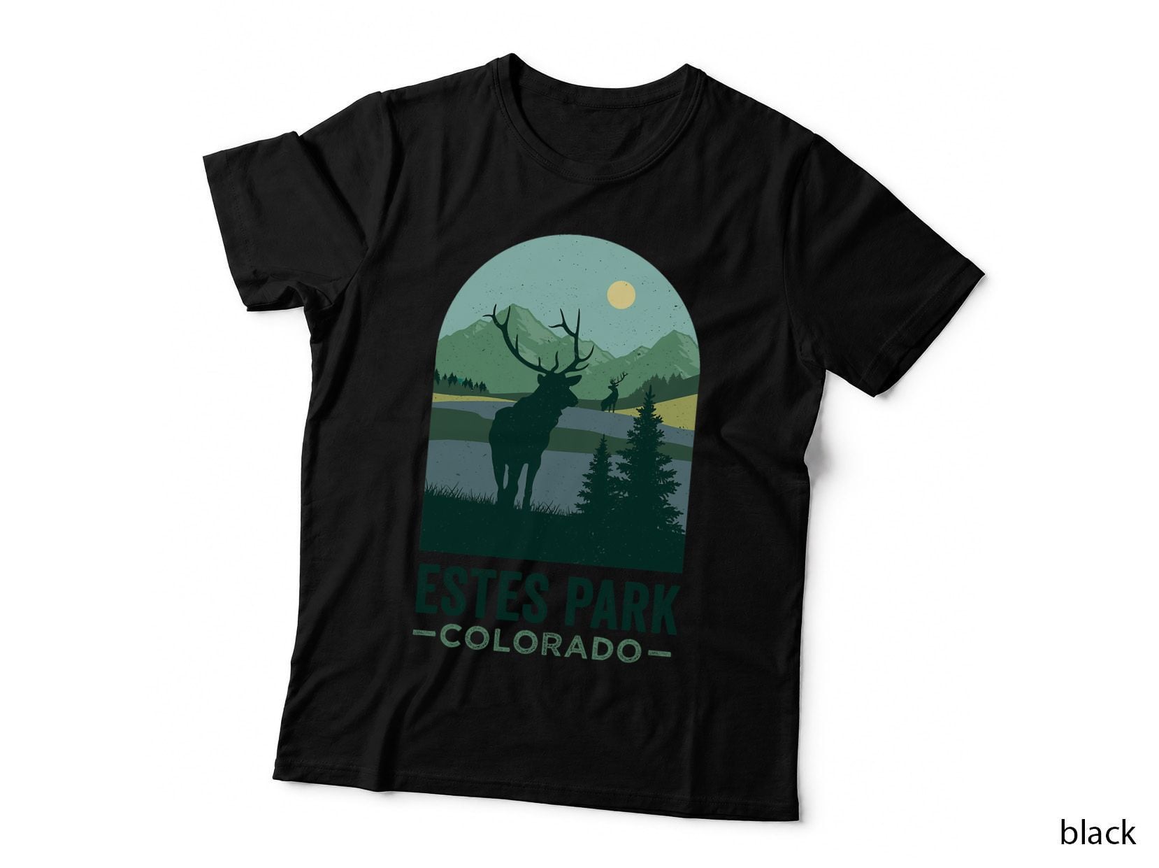Estes Park Tshirt Wildlife Vintage Estes Park Colorado T-Shirt