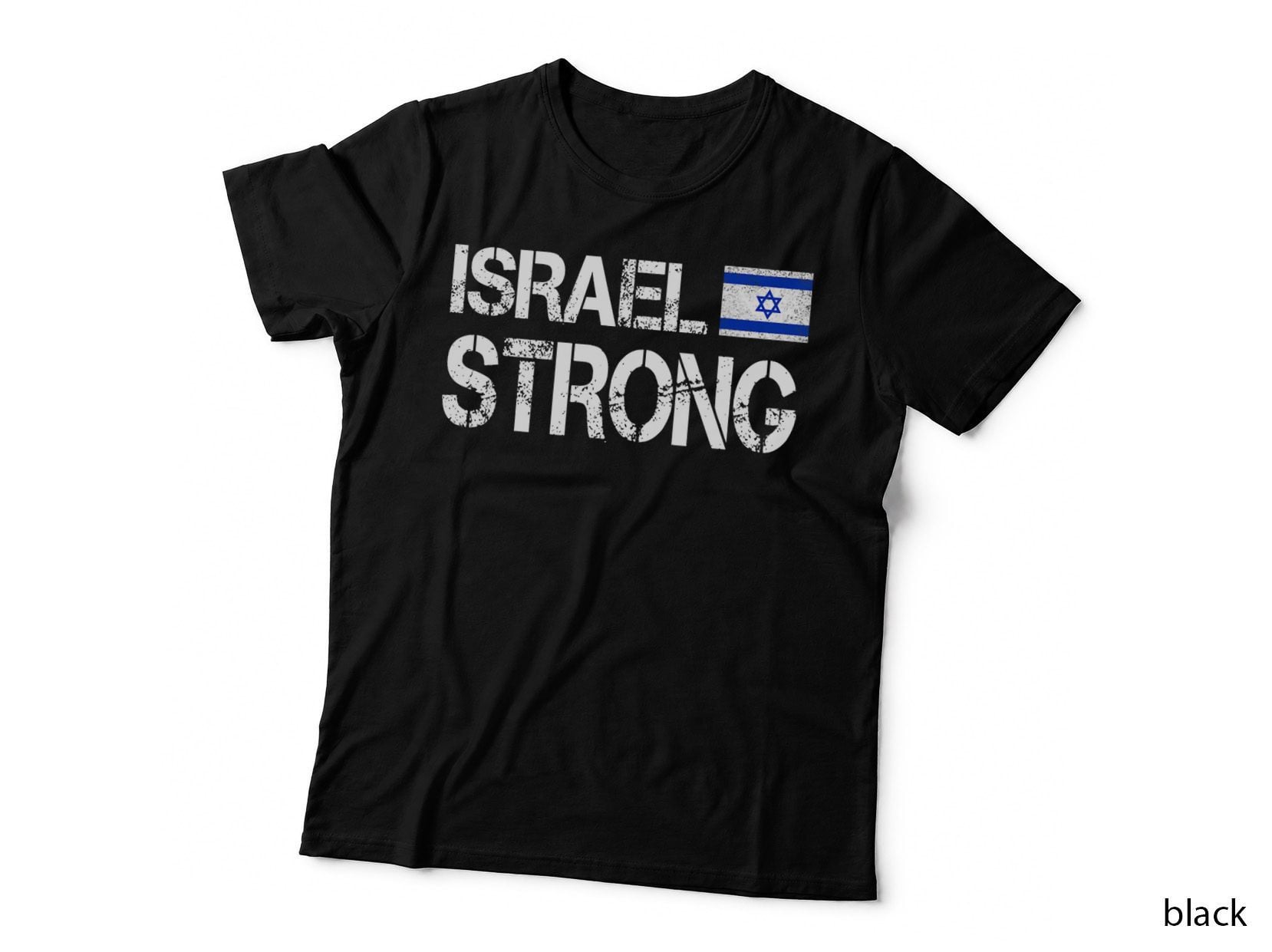 Israel Flag Israel Strong Patriotic Men Women Retro Vintage T-Shirt