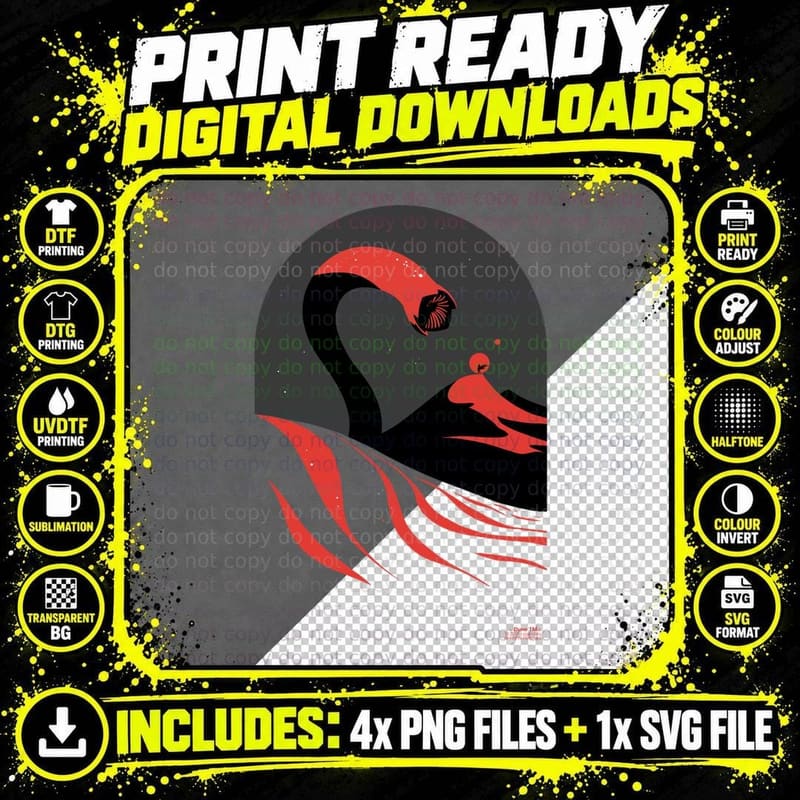Sandworm. Dune Classic T-Shirt Png SVG Digital Bundle
