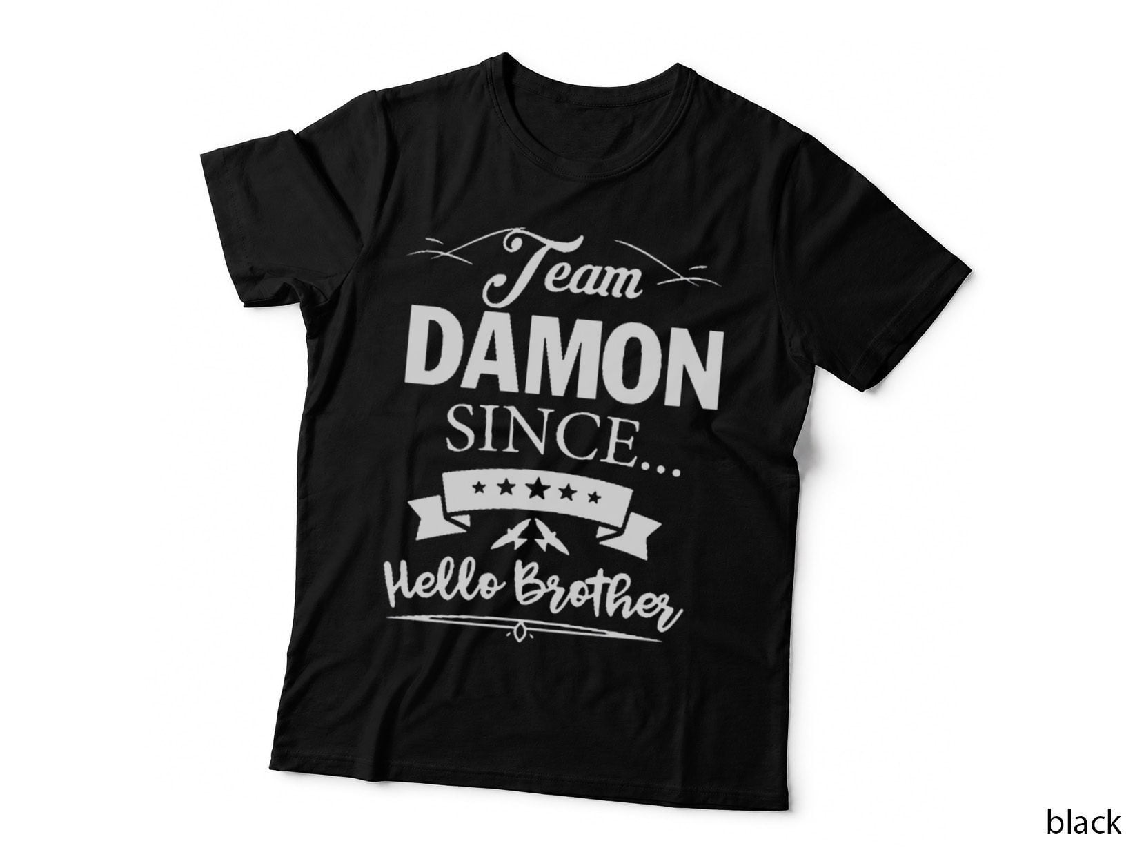 Team Damon Since Hello Brother Damon Salvatore Classic T-Shirt