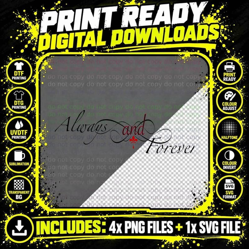 The Originals-Always and Forever Classic T-Shirt Png SVG Digital Bundle
