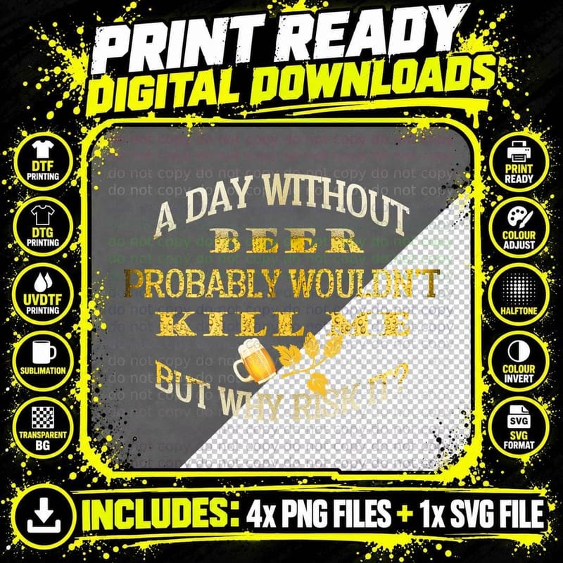 Why Risk It Shirt, Lager Life, Vintage Tavern Png SVG Digital Bundle