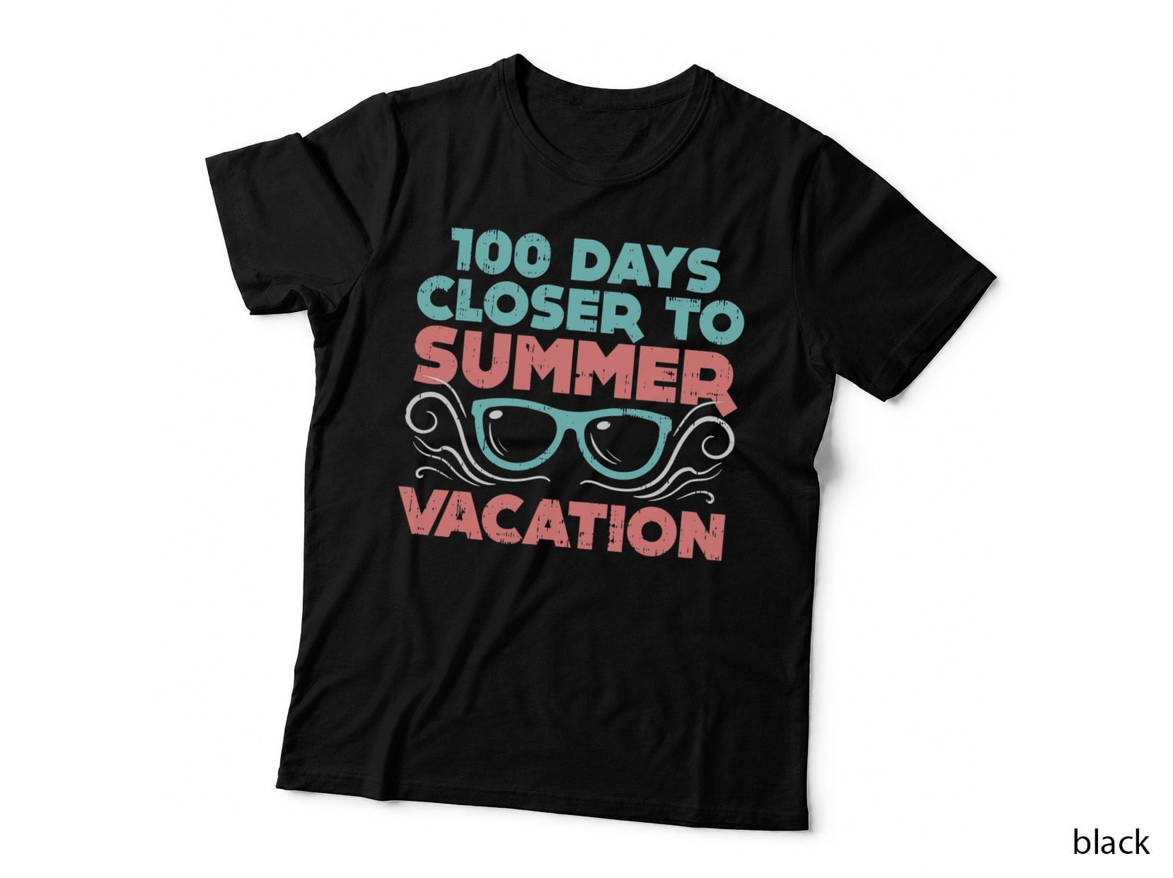 100 Days Closer to Summer Vacation 100th Day School Gift T-Shirt