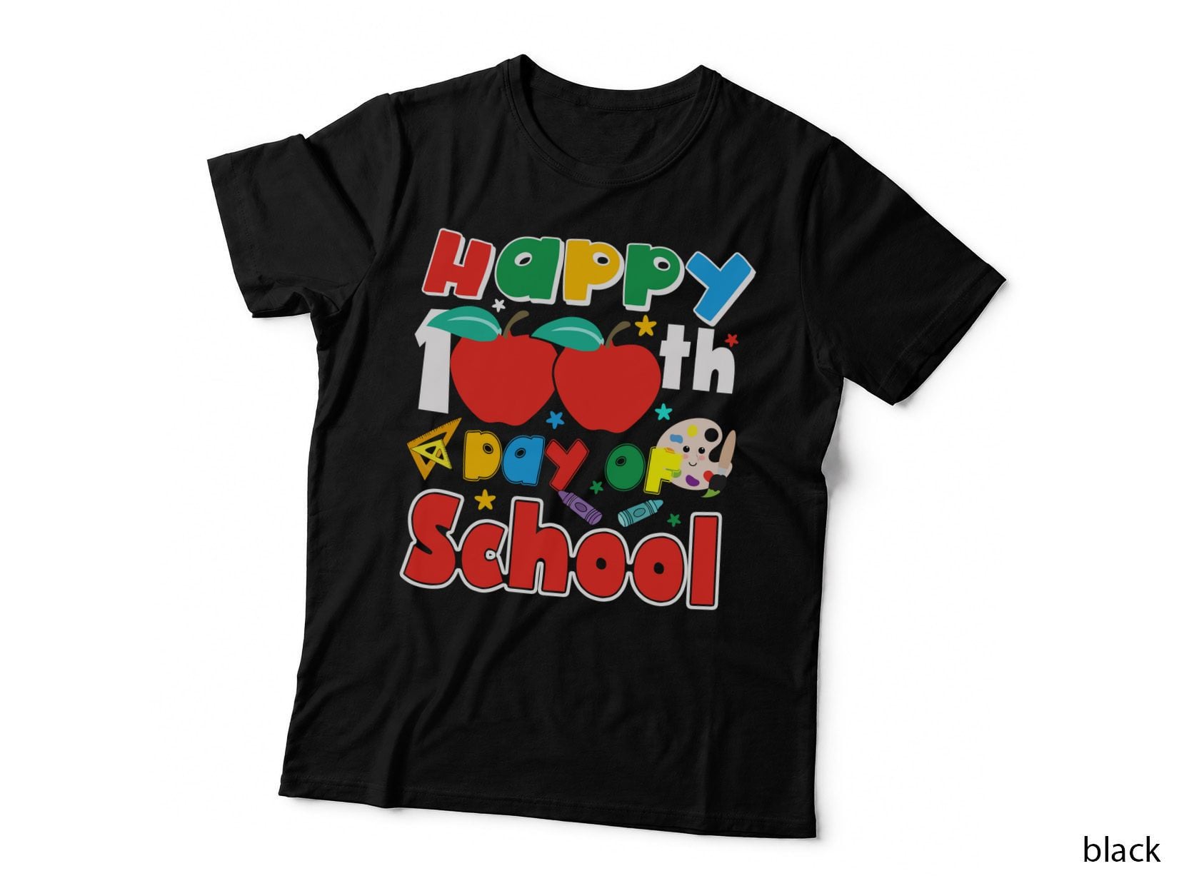 100 Days School T-Shirt, Back to School Theme, Kids Apparel
