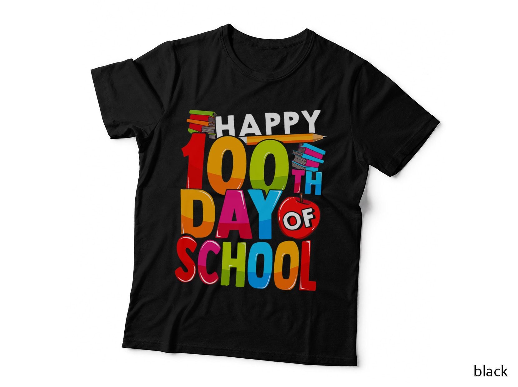 100th Day of School Teachers Kids Happy 100 Days T-Shirt