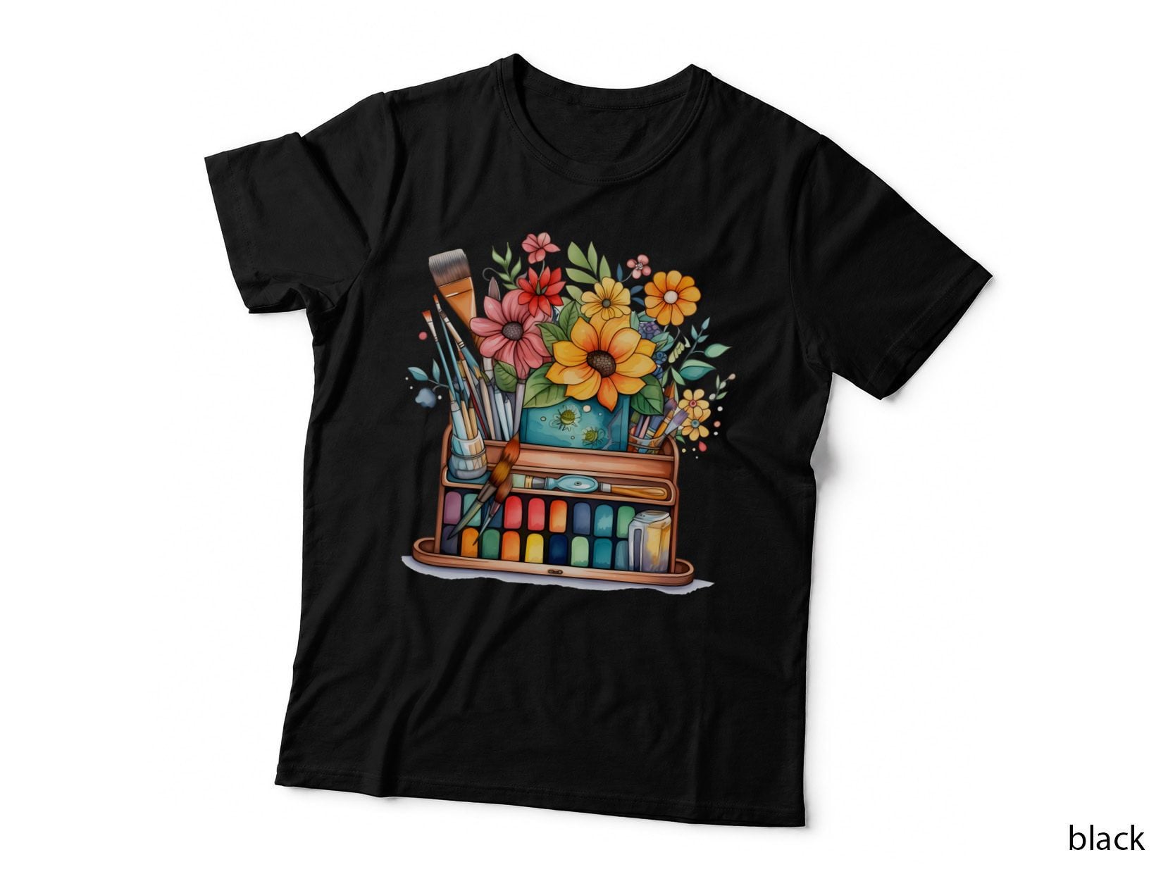 Art Supplies Bouquet Back to School T-Shirt, Back to School Graphic Tee