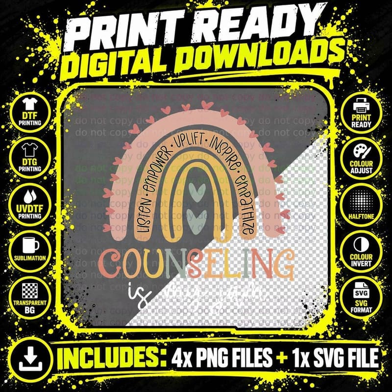 Back to School Counselor Shirt Counseling Is My Jam Png SVG Digital Bundle