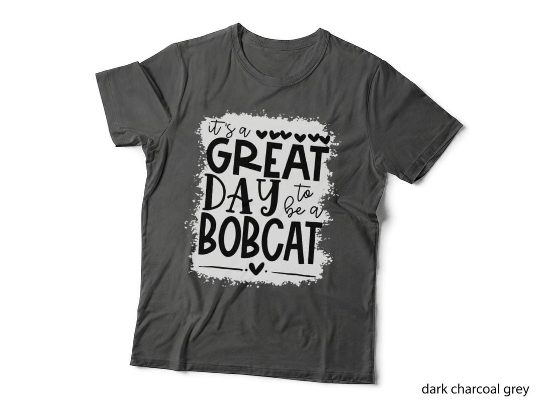 Bobcats School Sports Fan Team Spirit Mascot Gift Bleached T-Shirt