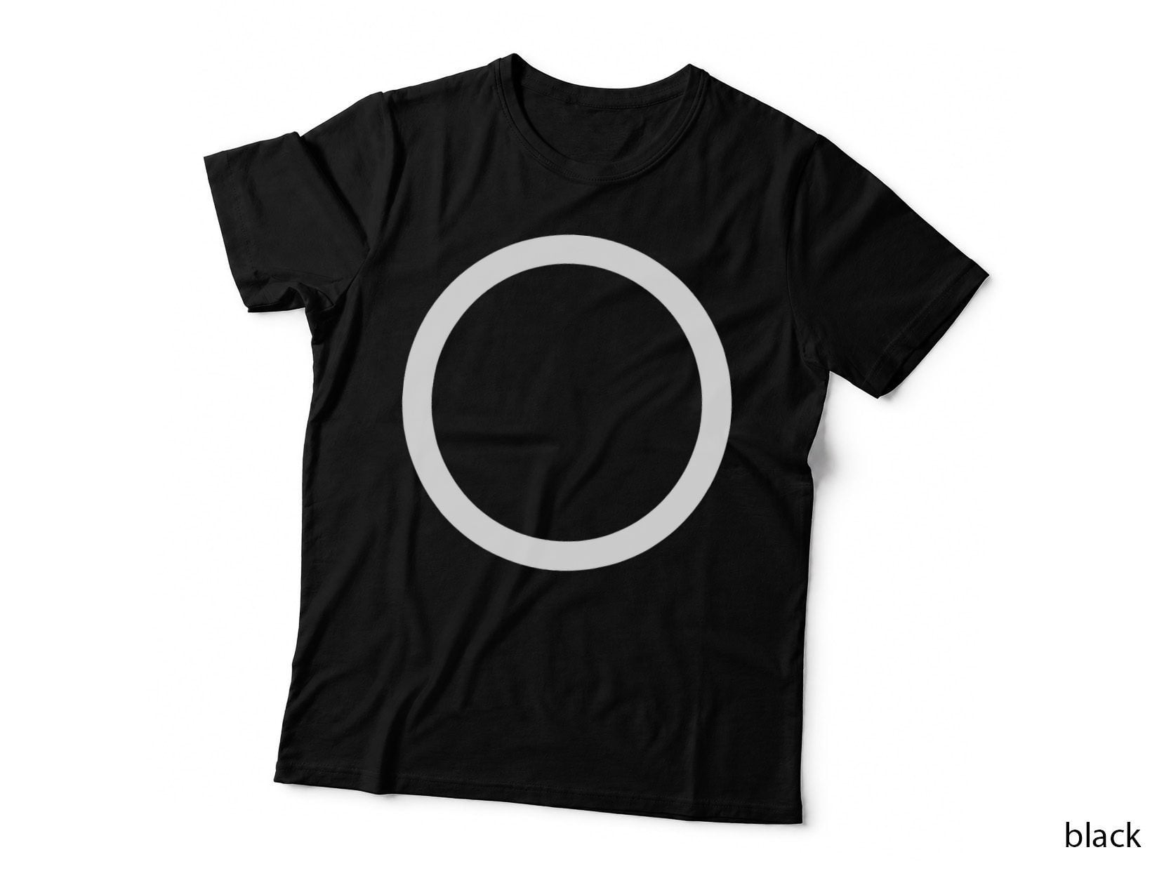Circle on Gray Background Back to School T-Shirt, Back to School Graphic Tee