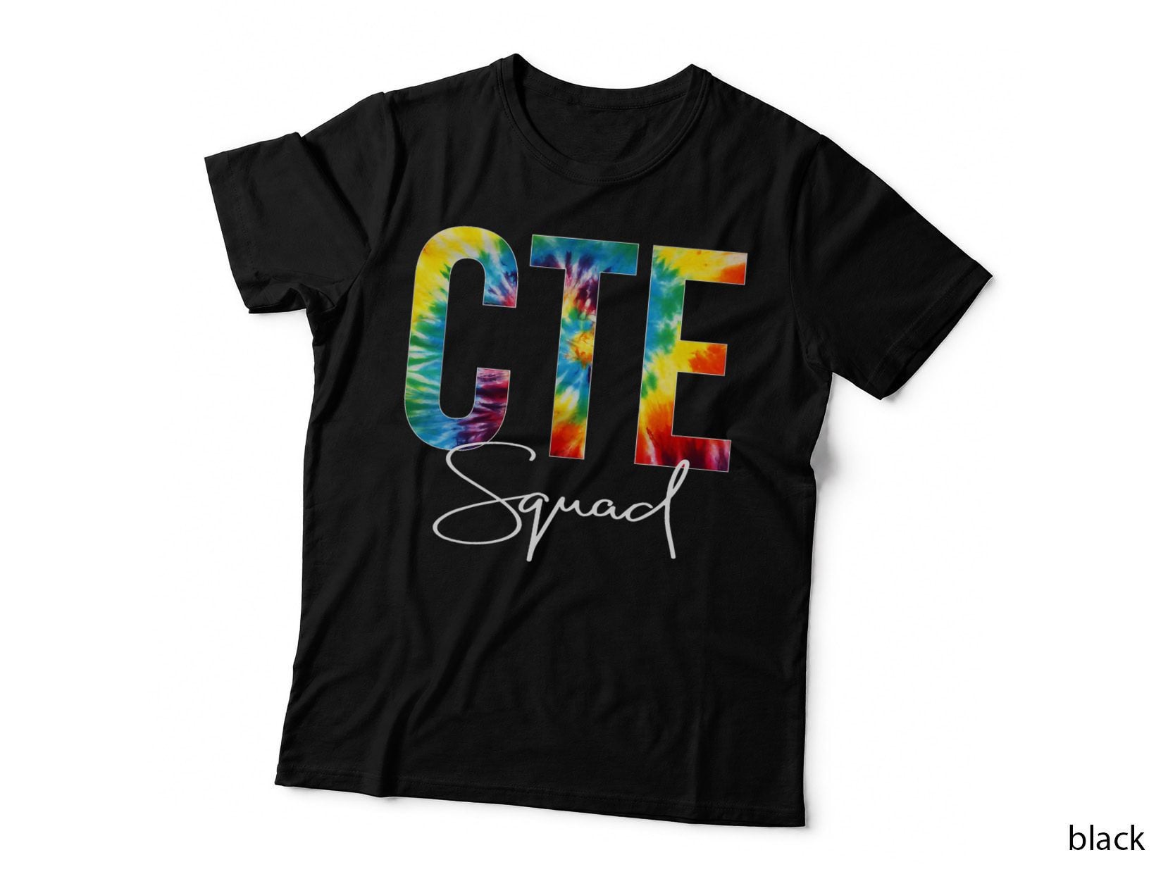 Cte Squad Tie Dye Appreciation Day Hello Back to School T-Shirt
