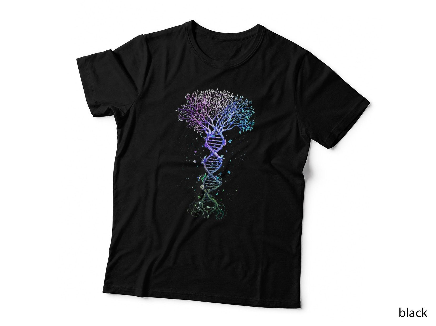 DNA Tree Life Earth Genetics Biologist Science Gift, Nature Lover T-Shirt