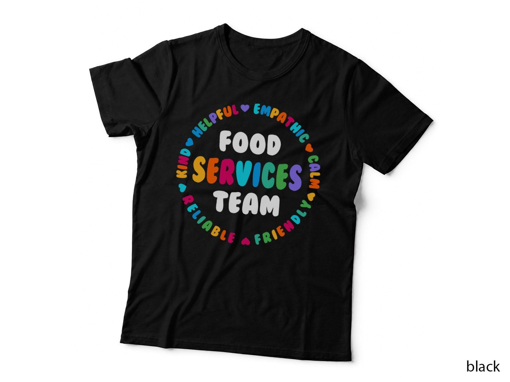 Food Services Team Cafeteria Crew Helper School Admin Squad T-Shirt
