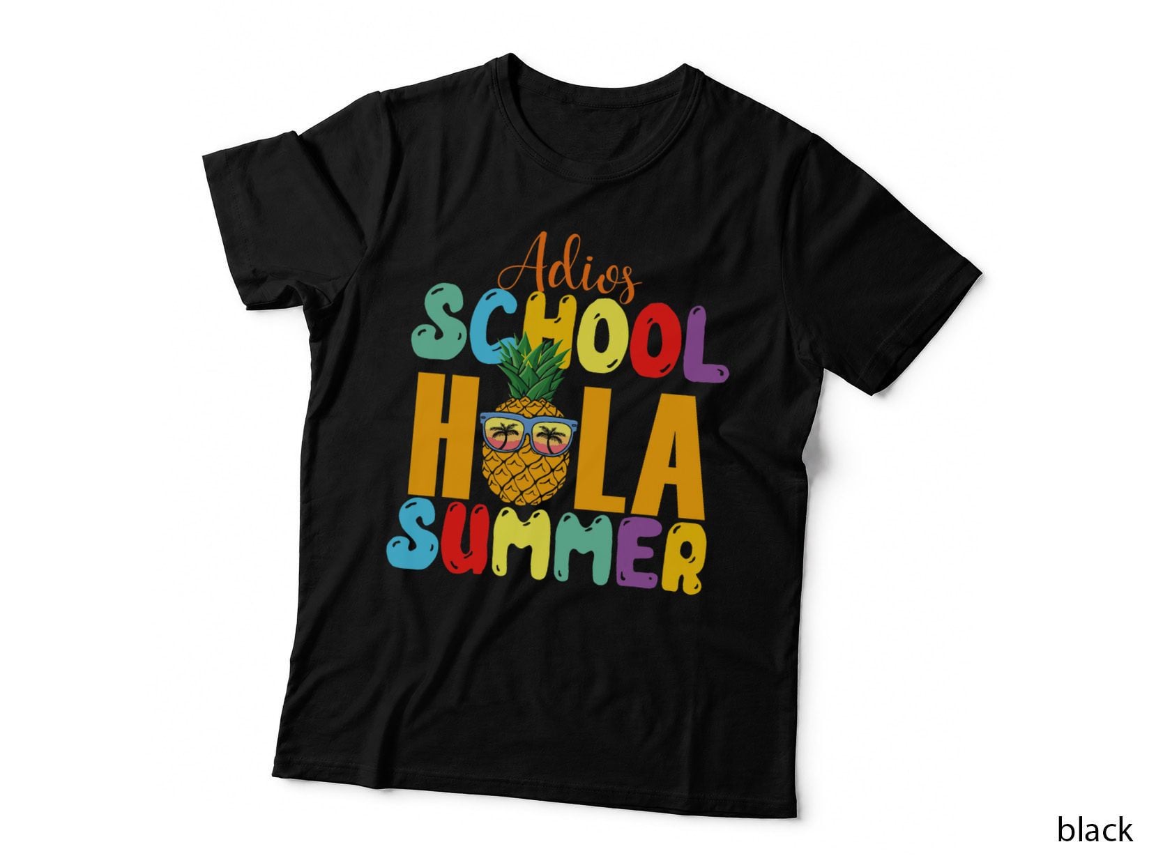 Funny Cute Adios School Hola Summer Lovley T-Shirt
