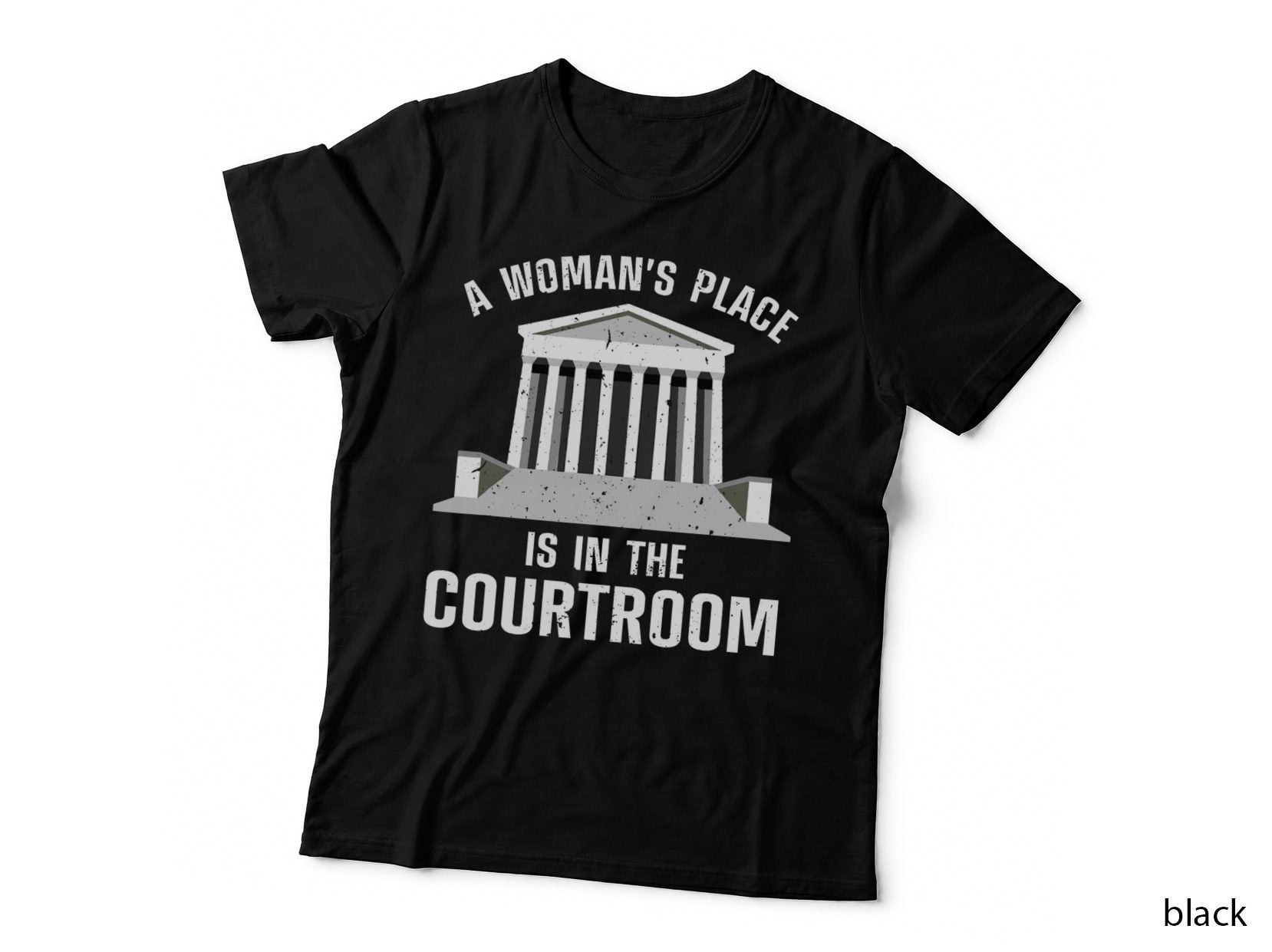 Funny Lawyer Art Women Girls Law Student Female Attorney T-Shirt