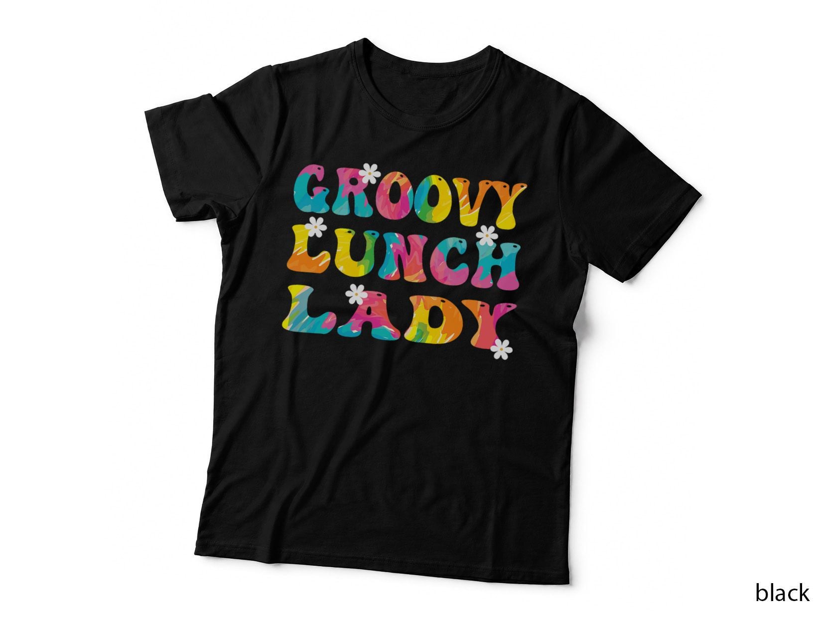 Groovy Lunch Lady - Cafeteria Back to School Lunch Lady T-Shirt