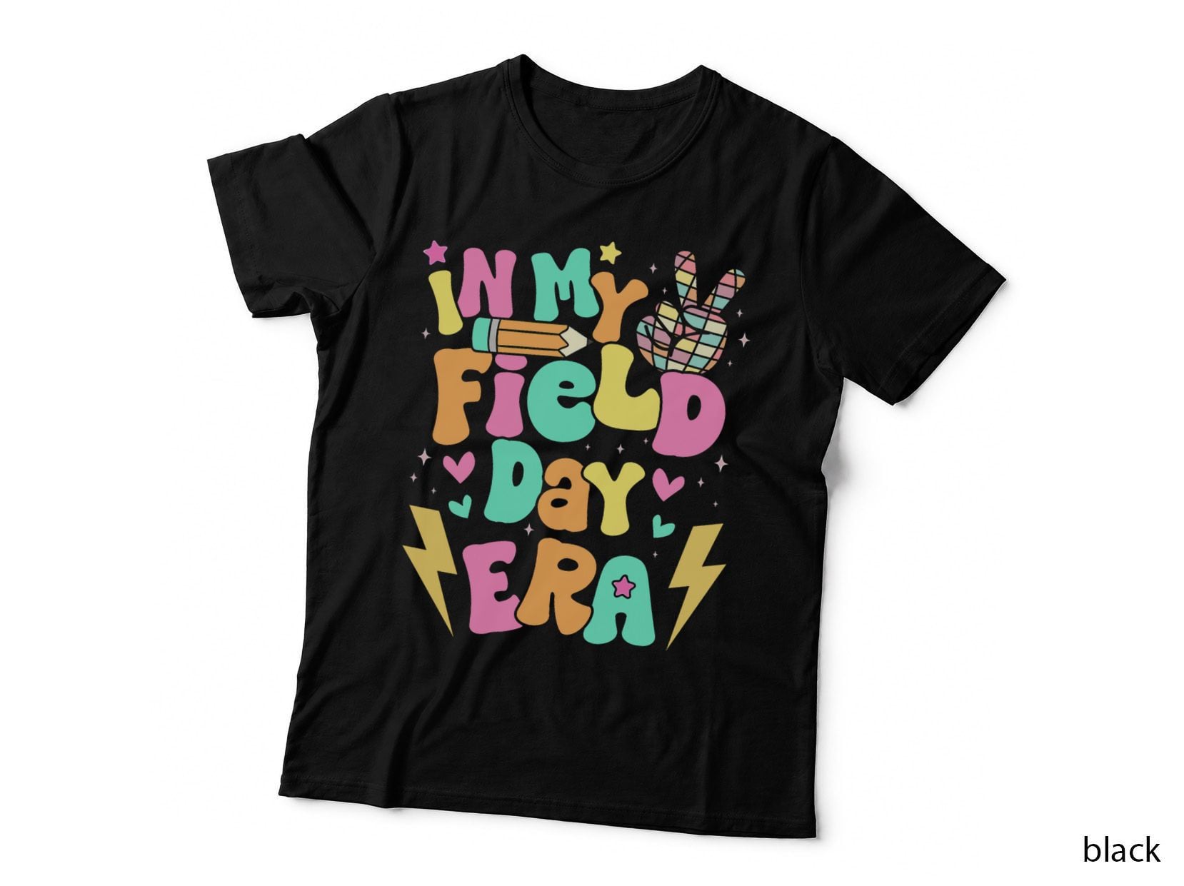Groovy Retro in My Field Day Era Fun Day Field Trip School T-Shirt