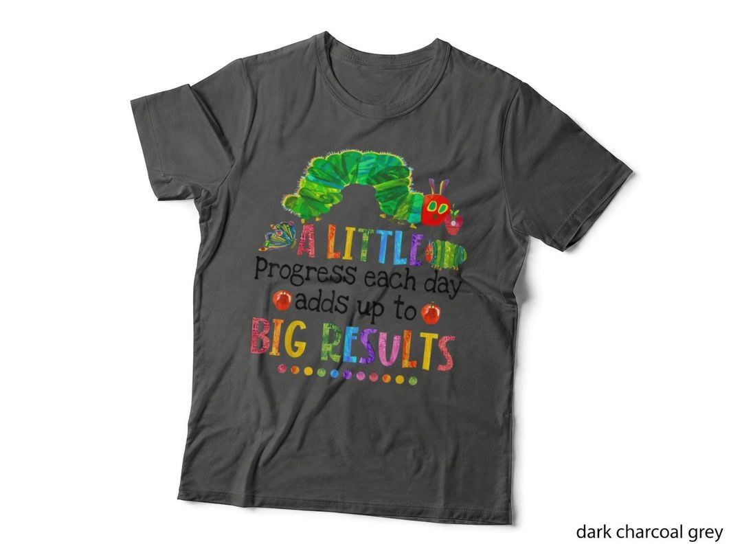 Hungry Caterpillar Back to School T-Shirt, Inspirational Typography