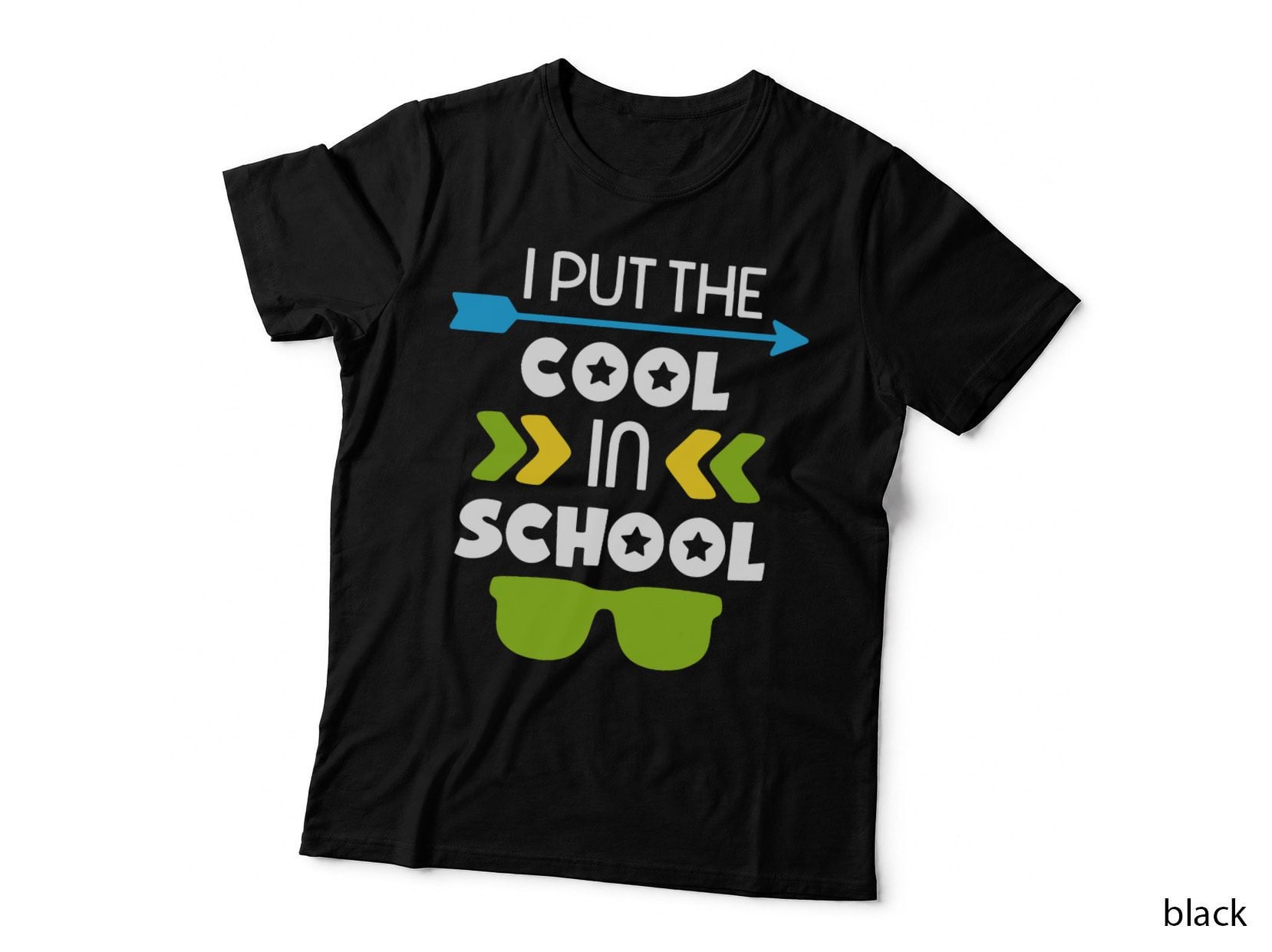 I Put the Cool in School - Funny Back to School Design T-Shirt
