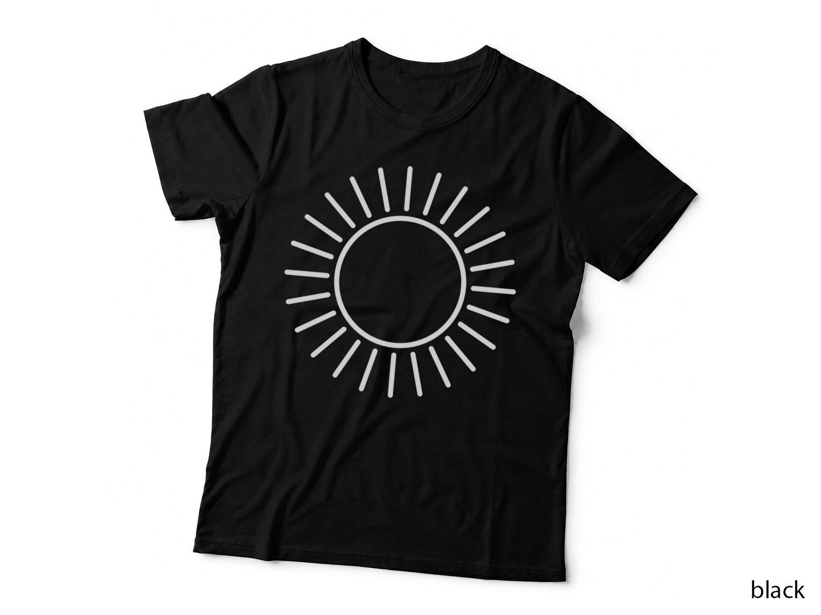 Radiating Sunburst Pattern Back to School T-Shirt, Back to School Graphic Tee