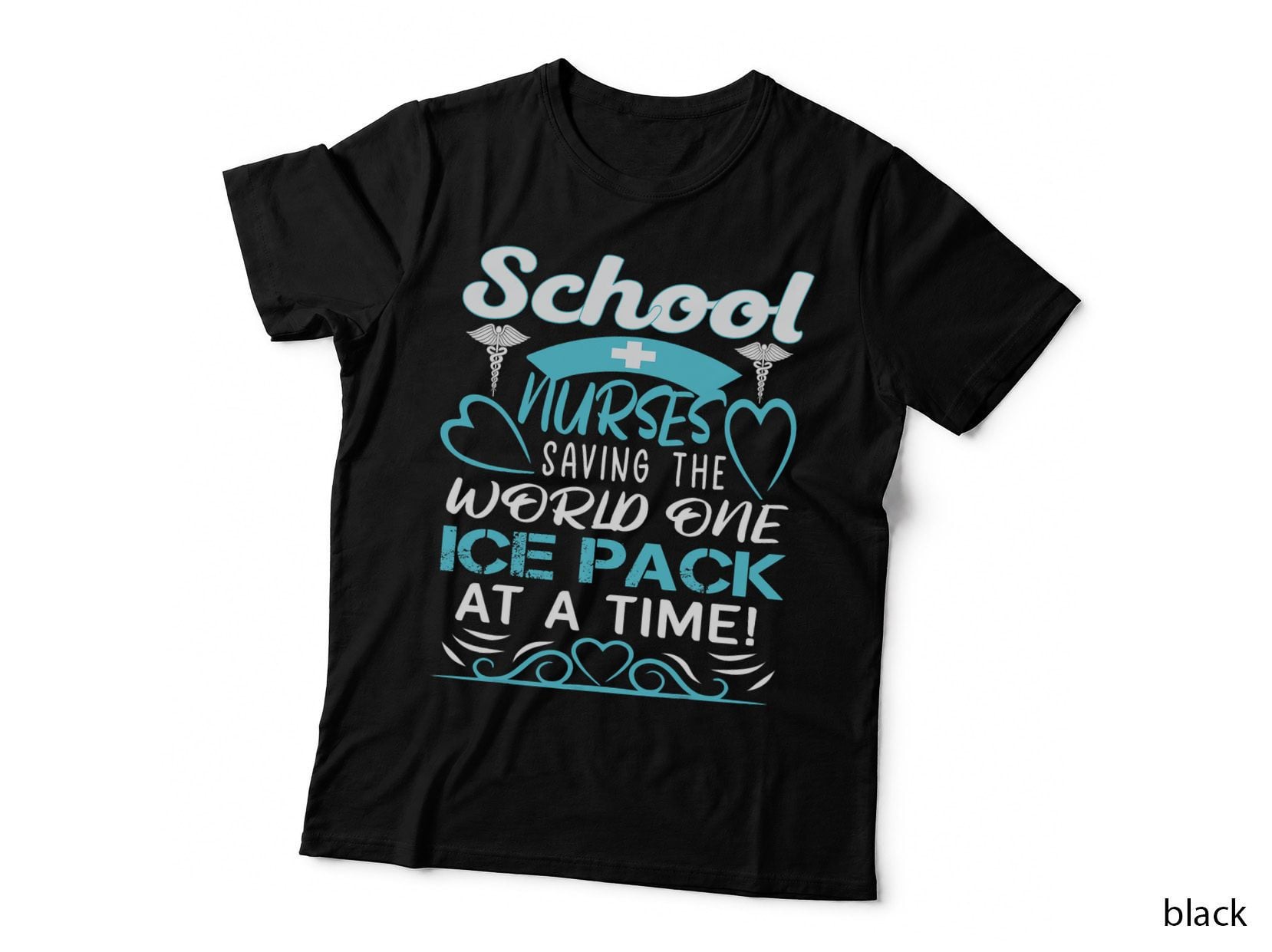 School Nurses Saving World One Ice Pack at a Time T-Shirt