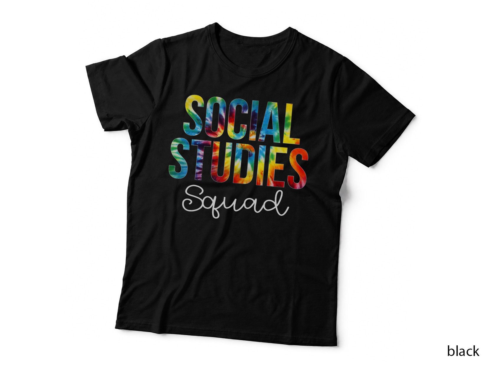 Social Studies Squad Tie Dye Appreciation Day Back to School T-Shirt