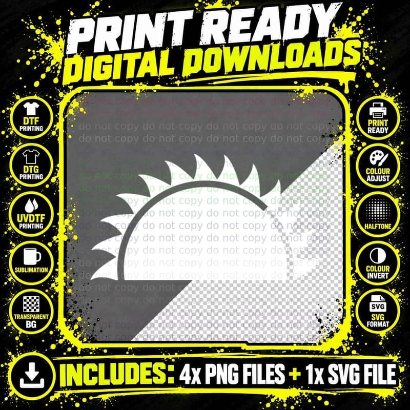 Sun Silhouette on Gray Background Back to School T-Shirt Png SVG Digital Bundle