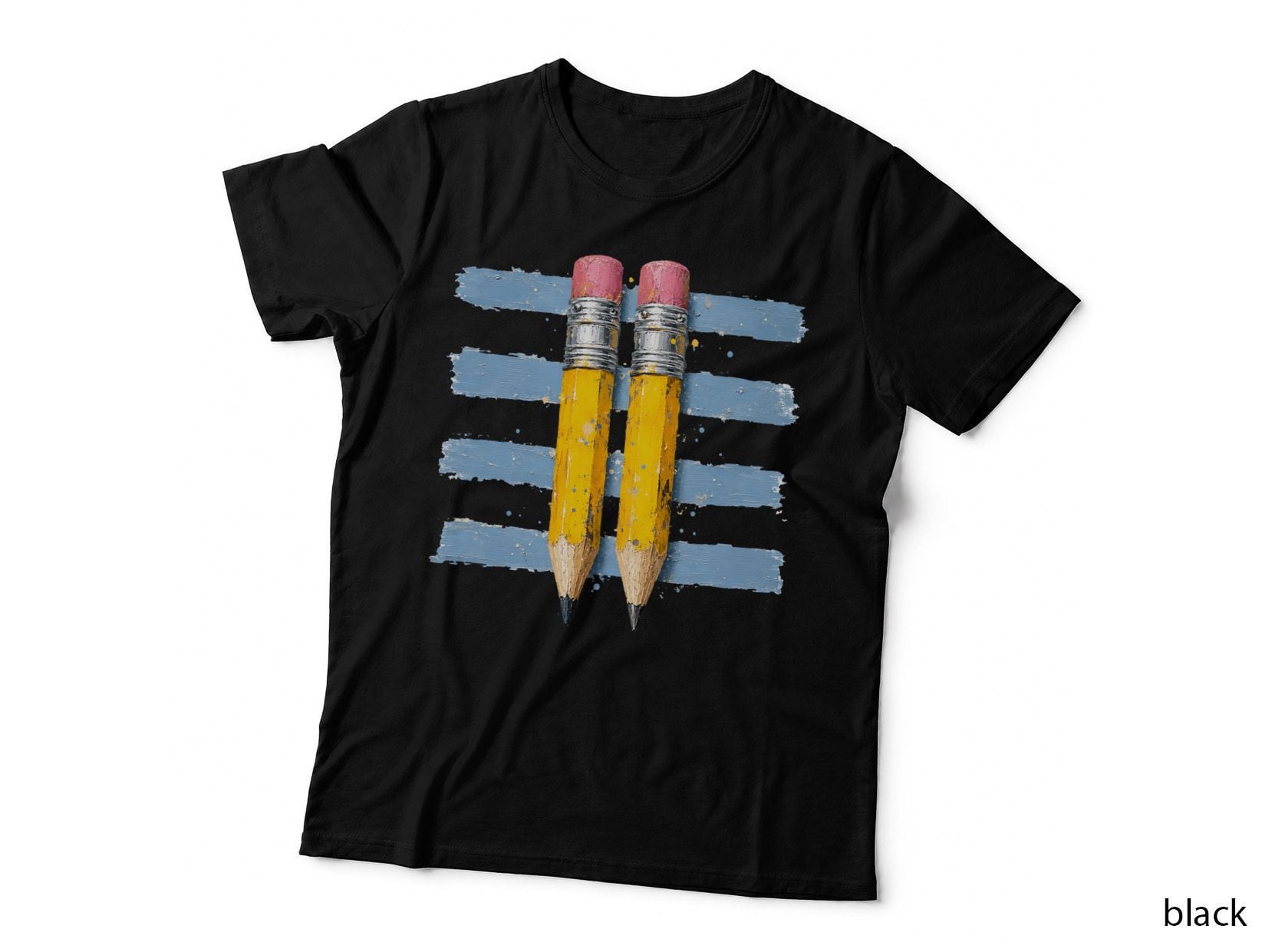 Two Yellow Pencils with Pink Erasers Back to School T-Shirt