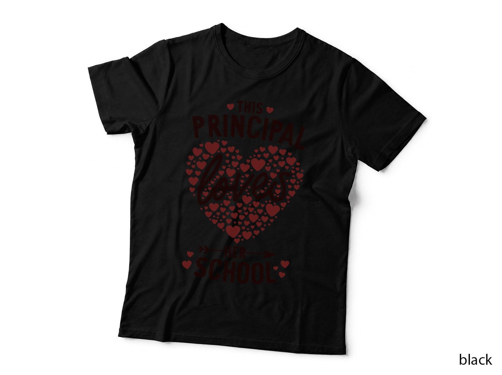 Valentines Day Shirt Principal Loves Her School Elementary T-Shirt