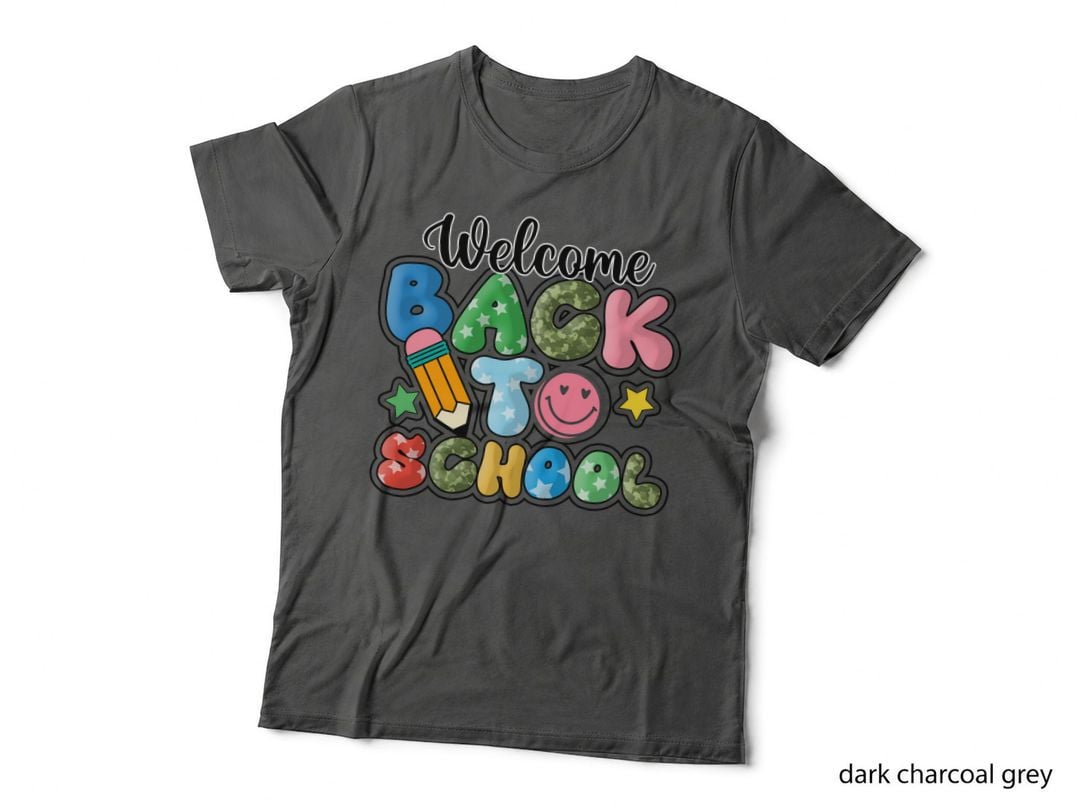 Welcome Back to School Back to School T-Shirt, Colorful School-Themed